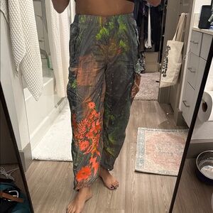 FP Movement by Free People Black and Multicolor Pants